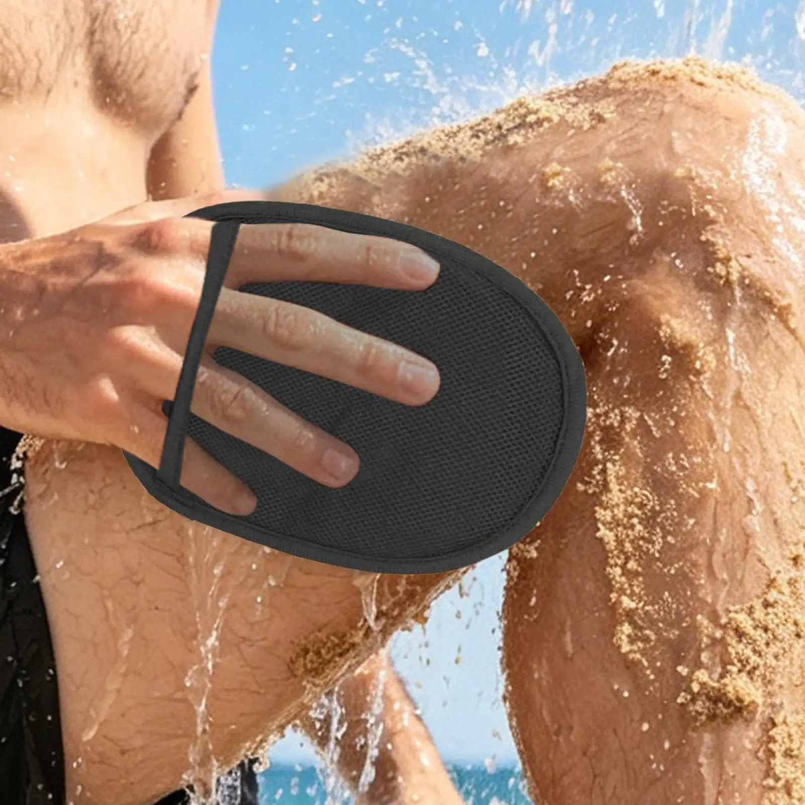 Sand Mitt for Beach Outdoor Cleaner Sand Remover for Beach Kids for Travel Volleyball Sandboxes Summer Family Vacation Trip Pool