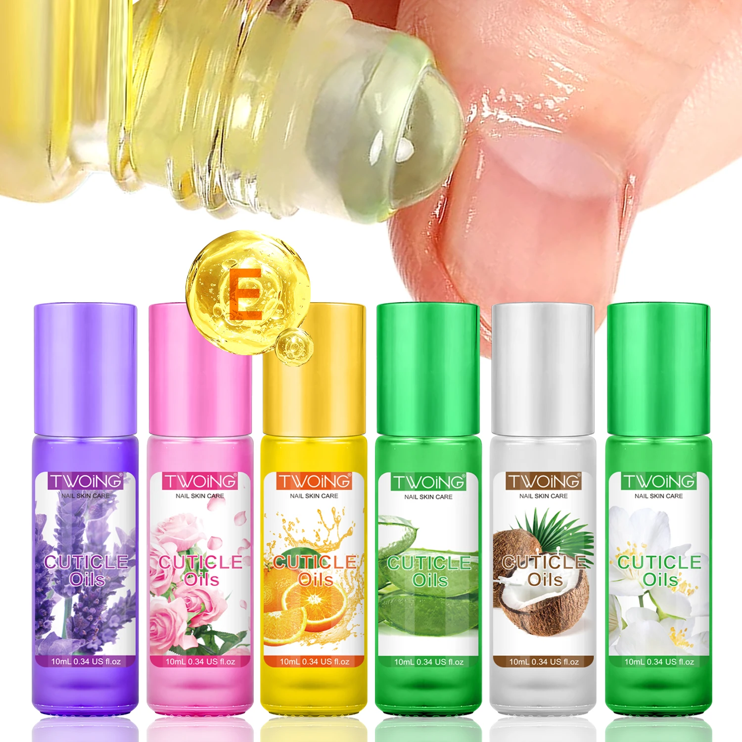 

Nourishing Cuticle Oils Hydrates and Repairs Damaged Nails，Softens Cuticles，Promotes Healthy Nail Growth，with Plant Essential