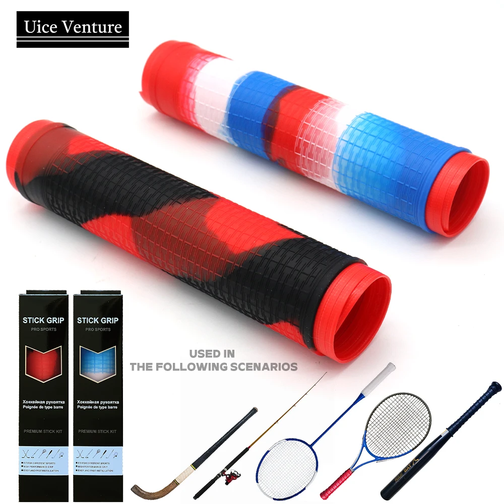 هوكي عصا قبضة 24 سنتيمتر هوكي الجليد عصا قبضة كول تقلص قبضة سيليكون ل الهوكي تنس كرة الريشة الرياضة القبضات #1