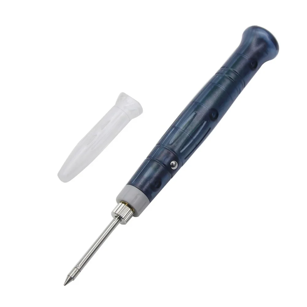 5V USB Soldering Iron Electric Heating Tools Rework With Indicator Light Handle Soldering Iron Tool Pen Portable