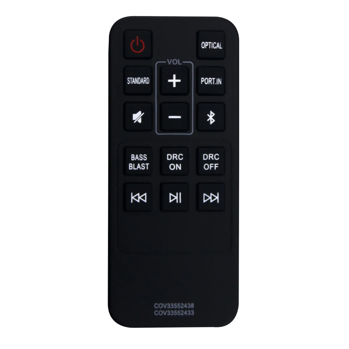 RISE VOC 33552438   VOC 33552433   Remplacement de la télécommande pour barre de son compacte LG 2.0 canaux SK1