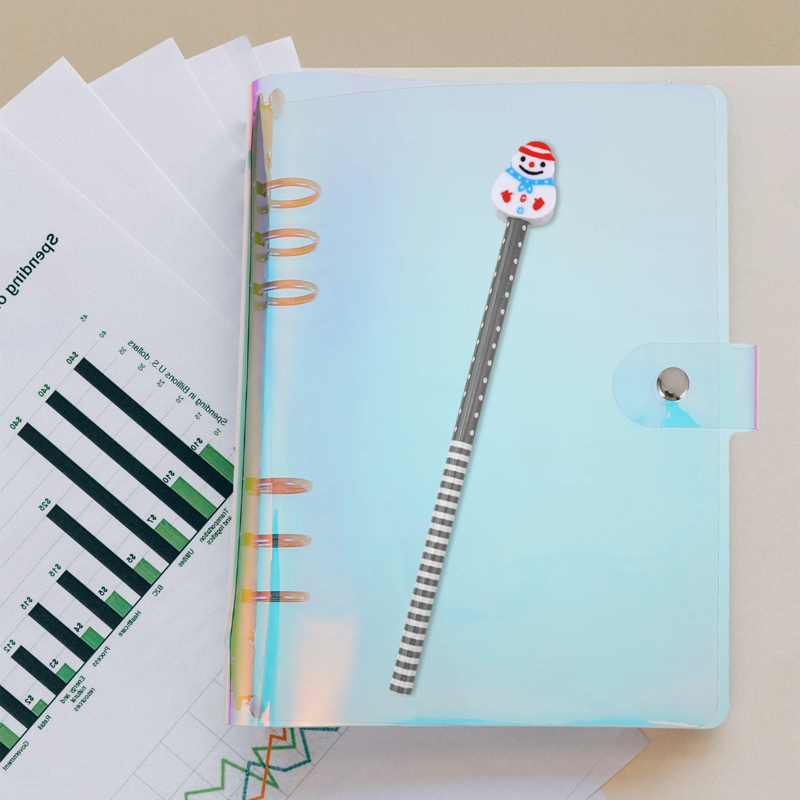 

1pc Plastic Book Cover Waterproof Notepad Shell Wear-Resistant Exercise Folder Protector Pvc Case School Office Supply