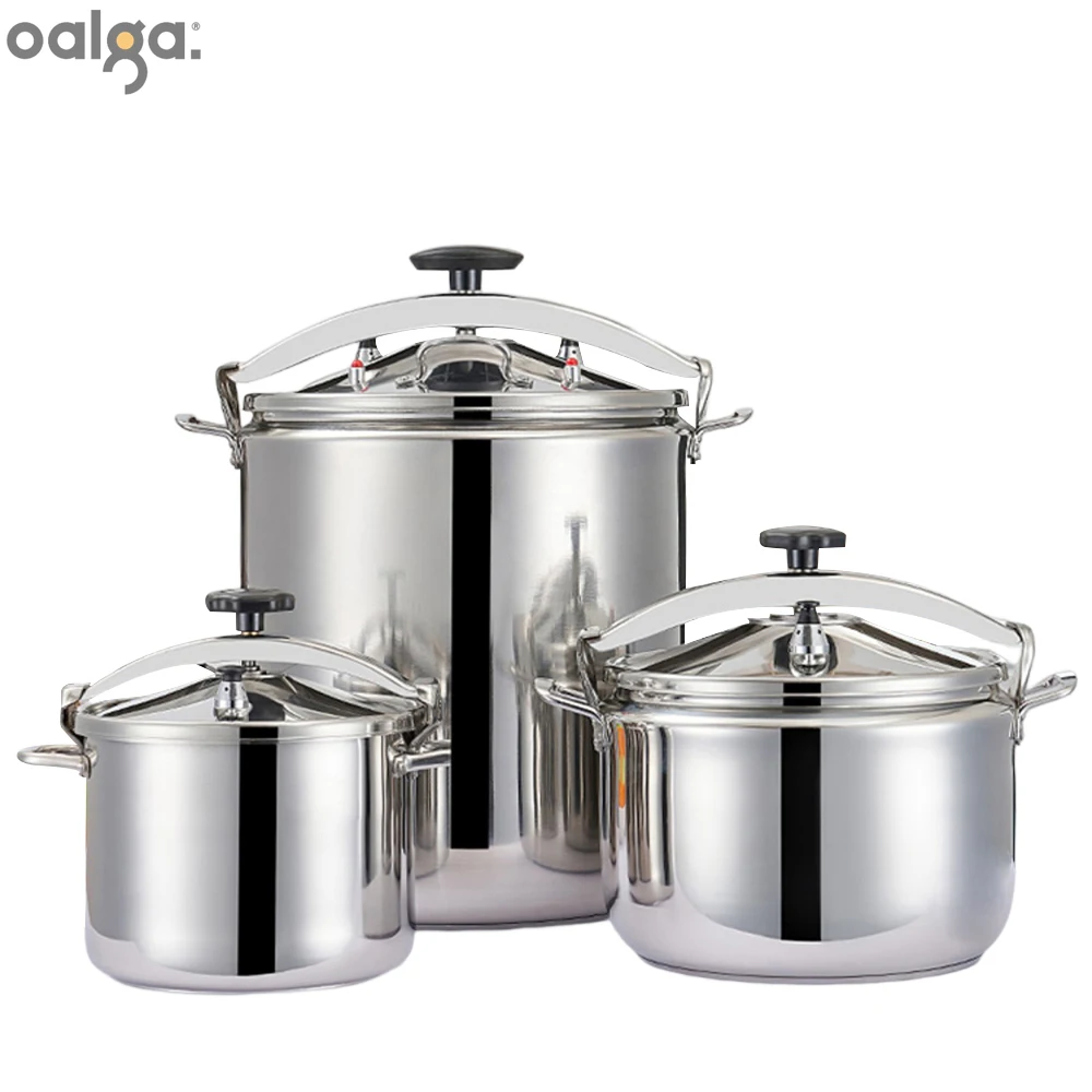 

Stainless Steel Pressure Cooker for Home Kitchen, Efficient Cooking, All Purpose Saucepan, Cook Pot, Faster Healthier