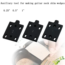 Guitar Neck Gasket Making Tool Fingerboard Arc Milling Tool Angle Gasket Wood Wedge Making Tool