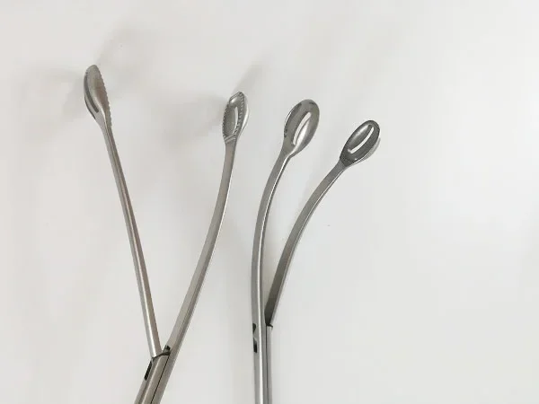 Pinza per presa linfonica in acciaio inossidabile per toracoscopia medica