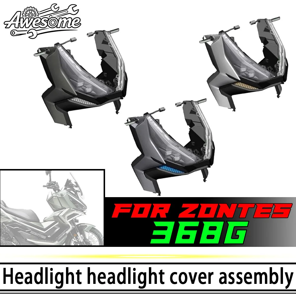 Headlight headlight cover assembly for ZONTES 368G left and right turn signals for g 368 368 g g368 368g