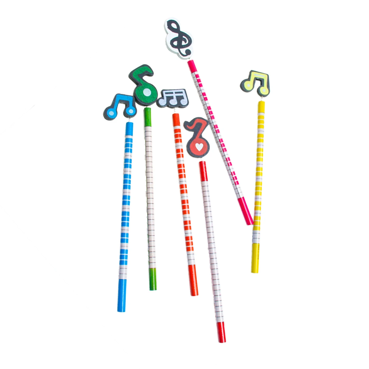 

6 Pcs School Pencil Music Notation Kid Gifts Bleistift Mit Musiknoten Cute Bleistifte