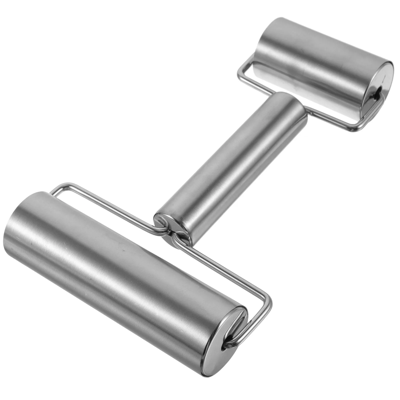 

Stainless Steel Rolling Pin Double Ended Roller for Dough Baking Tools Two Size Rollers Kitchen Household Flour Rod Smooth