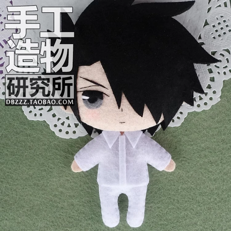 Anime Yakusoku No The Promised Neverland Emma Ray Norman DIY Handmade Pendant Material Package Cosplay Cartoon Plushie Keychain