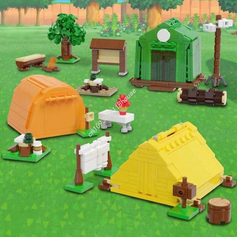 681pcs MOC Island Getaway Package City Building Blocks Festival Gift Color Recognition Enlightenment Toys Master Series Collect