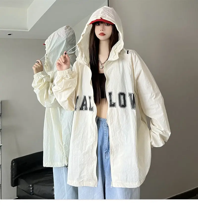 2024 Women's Autumn New Fat MM Extra Large 300 Jin Versatile Hooded Loose Belly Covering Long Sleeve Couple Coat