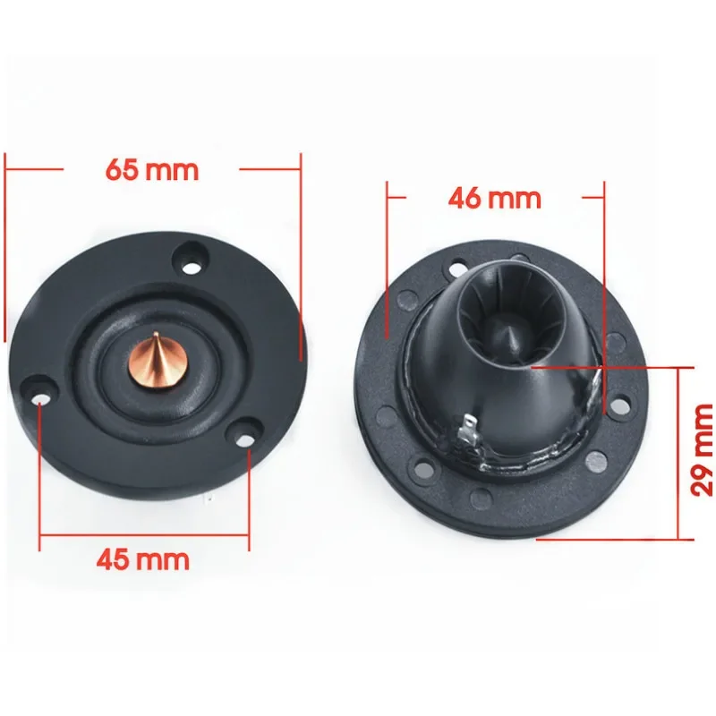 AIYIMA 2Pcs 2 Inch Tweeter 6 Ohm 4 Ohm 30W HIFI Silk Dome Treble Speaker Home Theater Audio Loudspeaker For Car Modification