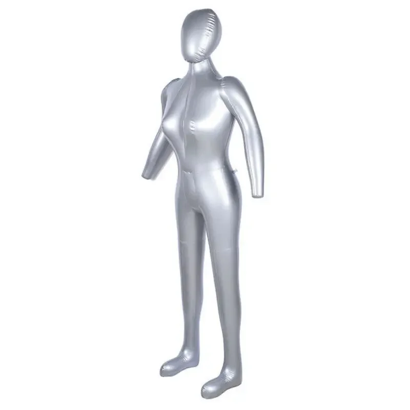 165cm Inflatable Mannequin Model Female Full Body Dummy Torso Tailor Clothes Model Display Portable Tops Retail Display Supplies