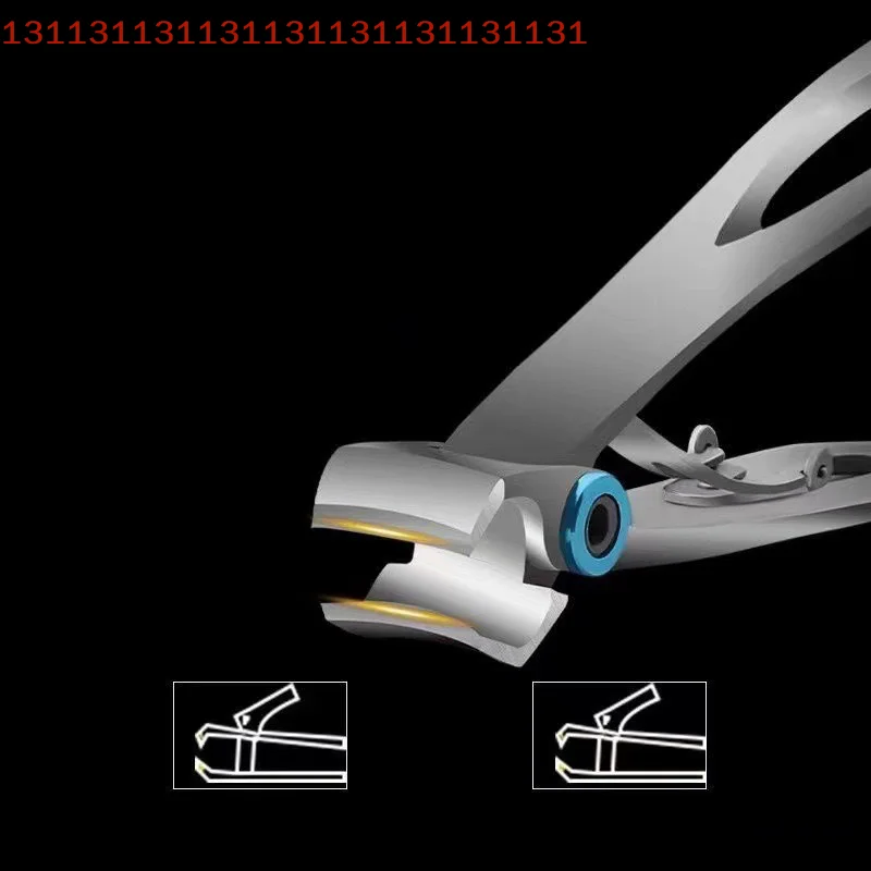 أداة تشذيب الأظافر وقصافة لأظافر القدم السميكة وأظافر الباديكير أداة احترافية من الفولاذ المقاوم للصدأ مقص مانيكير #5
