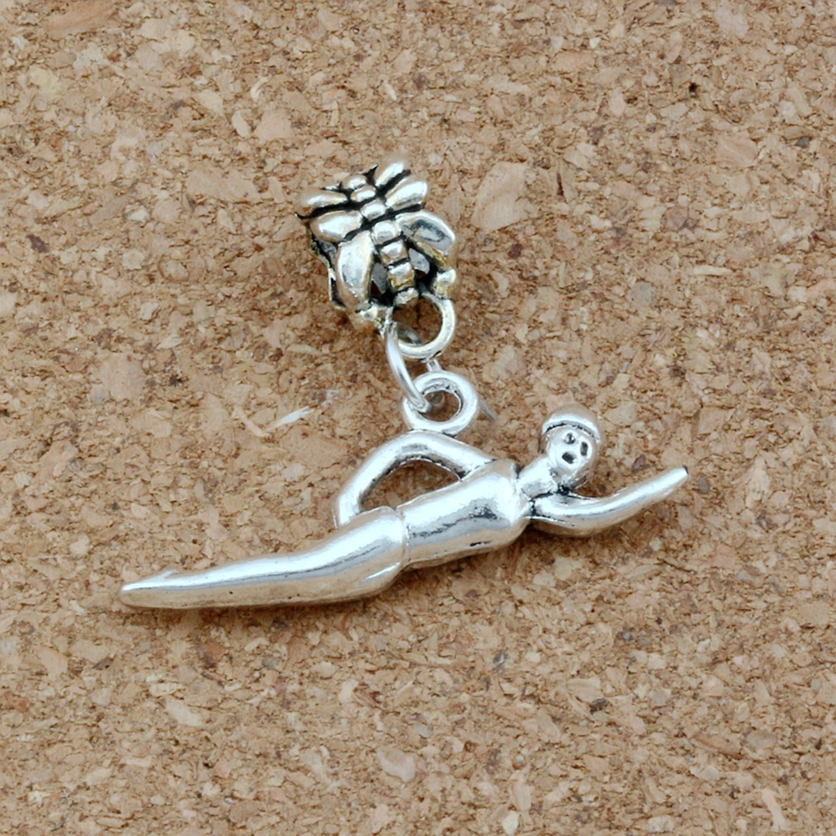 20Pcs Charms Swimmer Sporter  29.5 x26mm Tibetan Silver Color Pendants Antique Jewelry Making DIY Handmade Craft A-415a