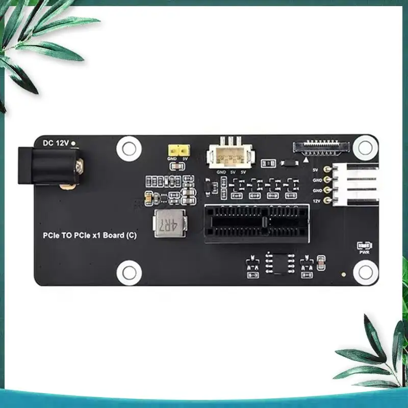 (NEU) Für Raspberry Pi 5 PCIe FFC-Anschluss an Standard-PCIe X1-Steckplatz (C) Erweiterungsplatine für Raspberry Pi 5