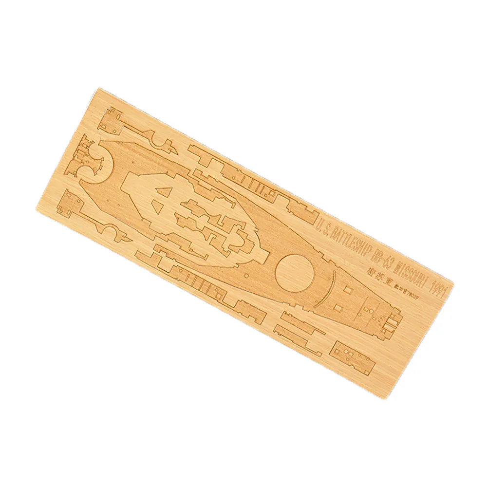 ​ 1:350 スケール木製デッキタミヤ 78029 USS ミズーリ BB-63 約 1991 モデル軍艦デッキとアンカーチェーンアクセサリー