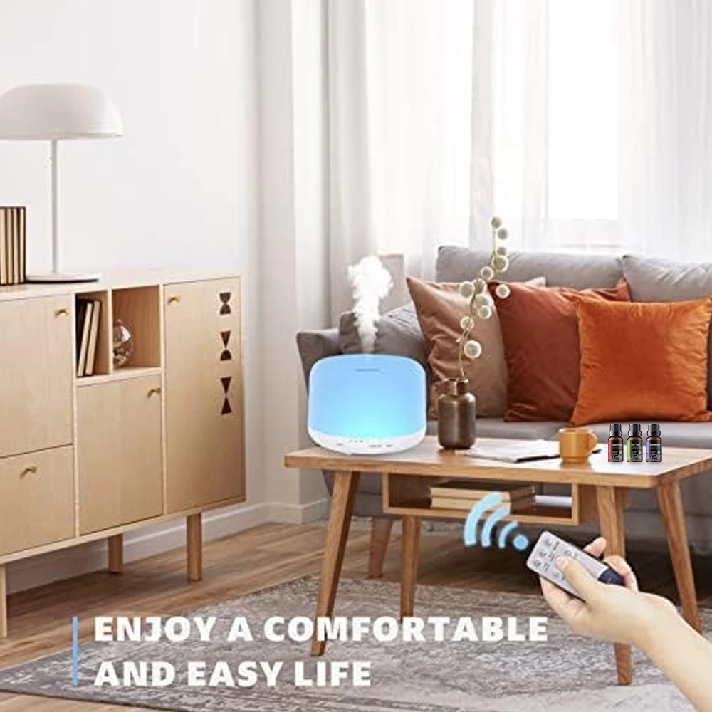 300ML Essential Oil Diffuser with RemoteControl BPA Free Ultrasonic Aromathera