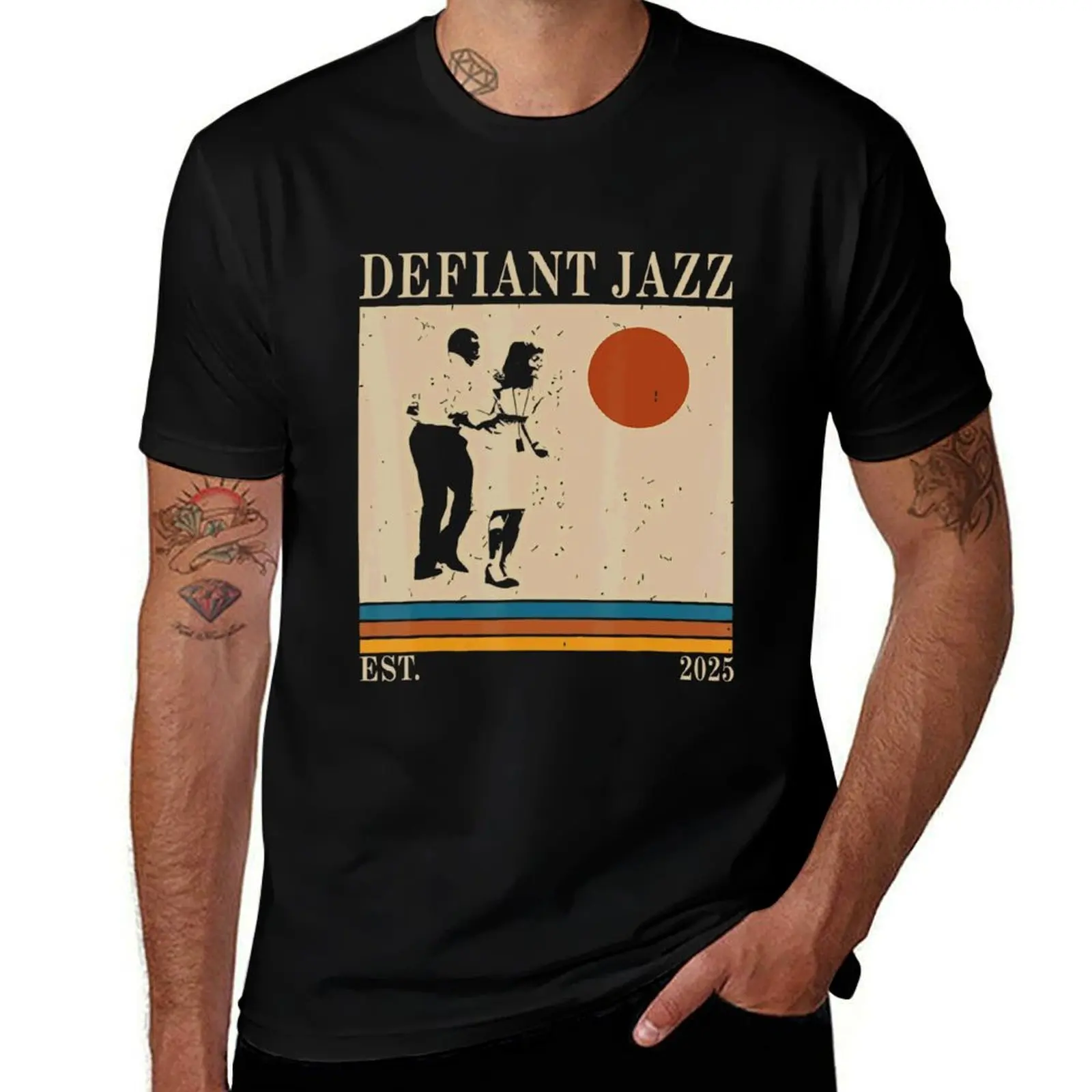 Defiant Jazz Retro 90s For Sci-Fi Fan, Funny TV Show Gift T-Shirt UV Protection Outdoor Tee Shirt T-Shirt