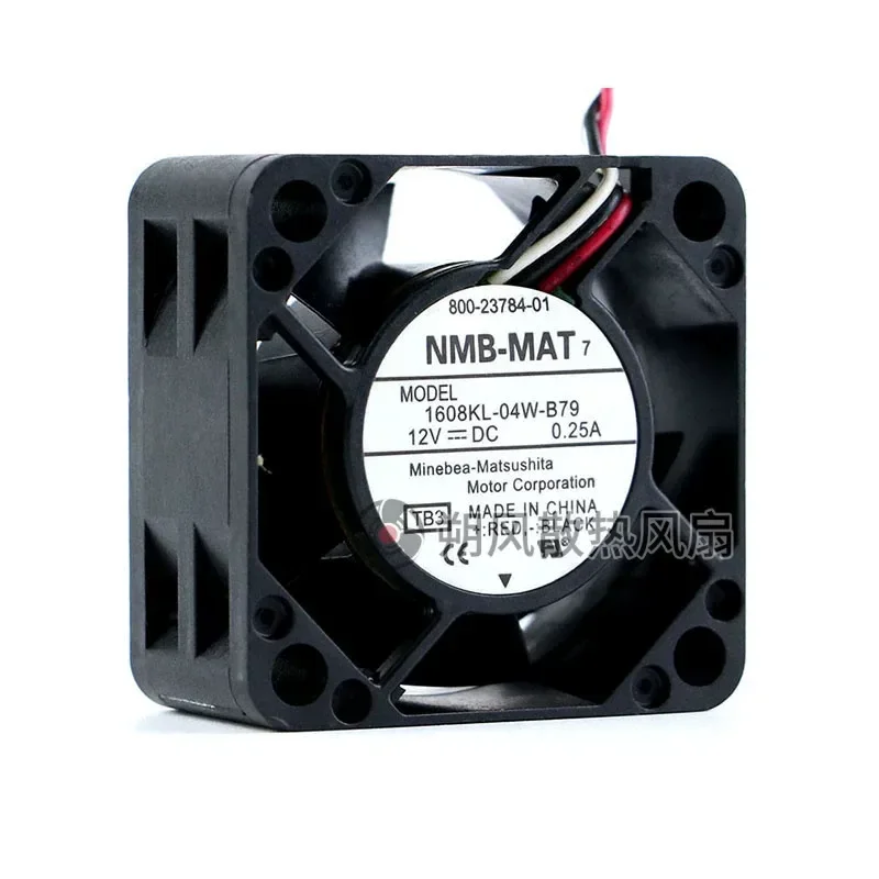 for NMB 1608KL-04W-B79 4020 4CM 12V 0.25A Router Cooling Fan