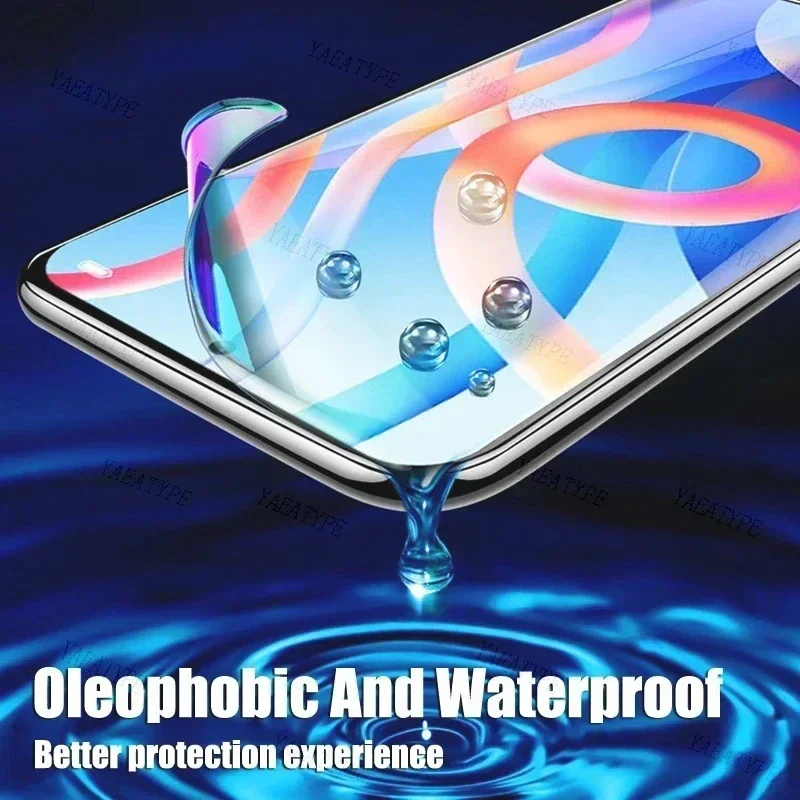 5PCS Hydrogel Film for Xiaomi Poco X5 X4 X3 F5 Pro Screen Protector for Poco M5 M5S M3 M4 M6 Pro F3 F4 GT Protective Film
