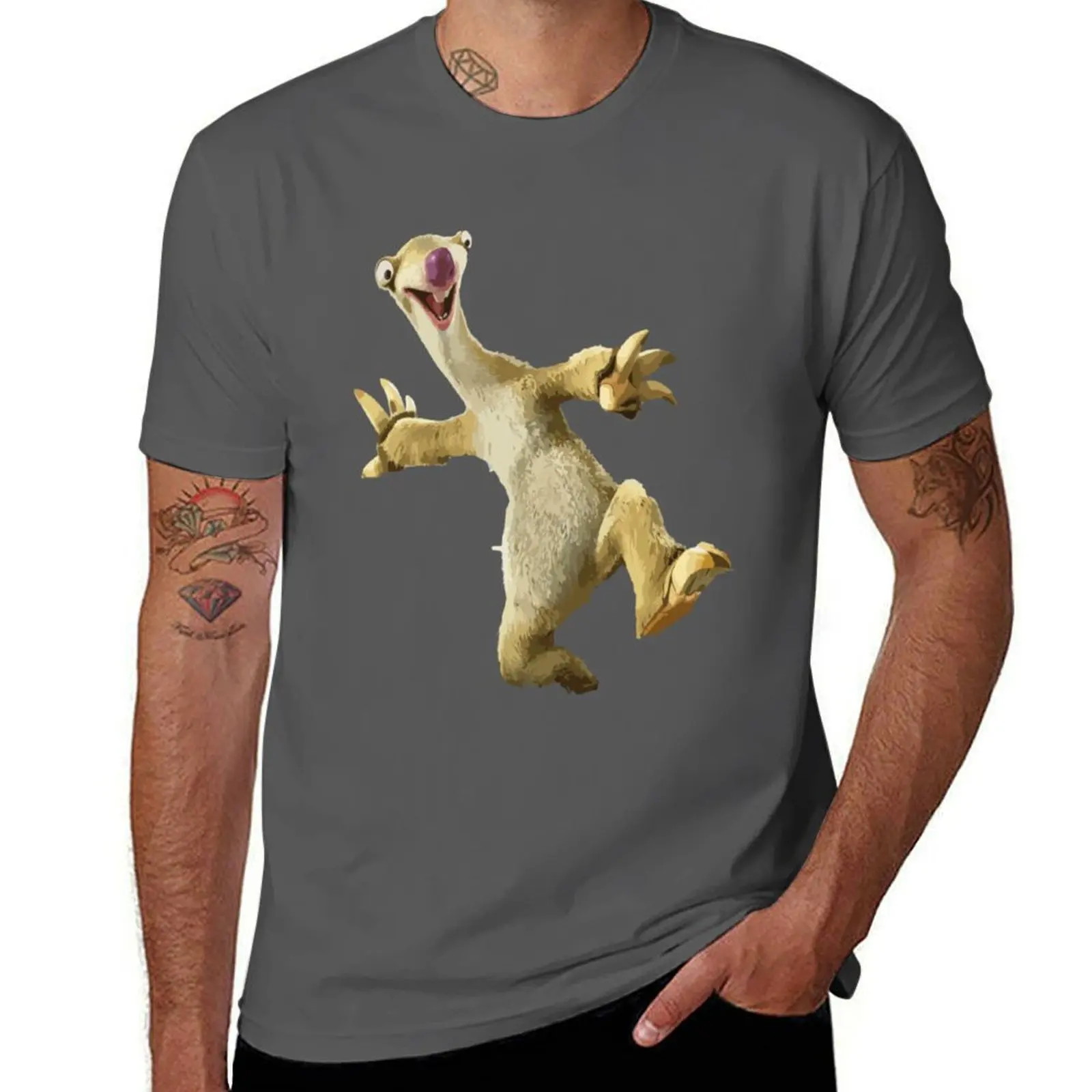 

Sid the Sloth new147 T-Shirt man t shirts graphic cotton t shirts high quality t shirts for man pack white T-Shirt