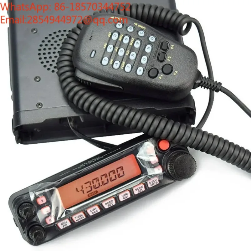 FT-7900R Автомобильная рация с двойным диапазоном УВЧ, высокой мощностью и поддержкой автономного режима работы.
