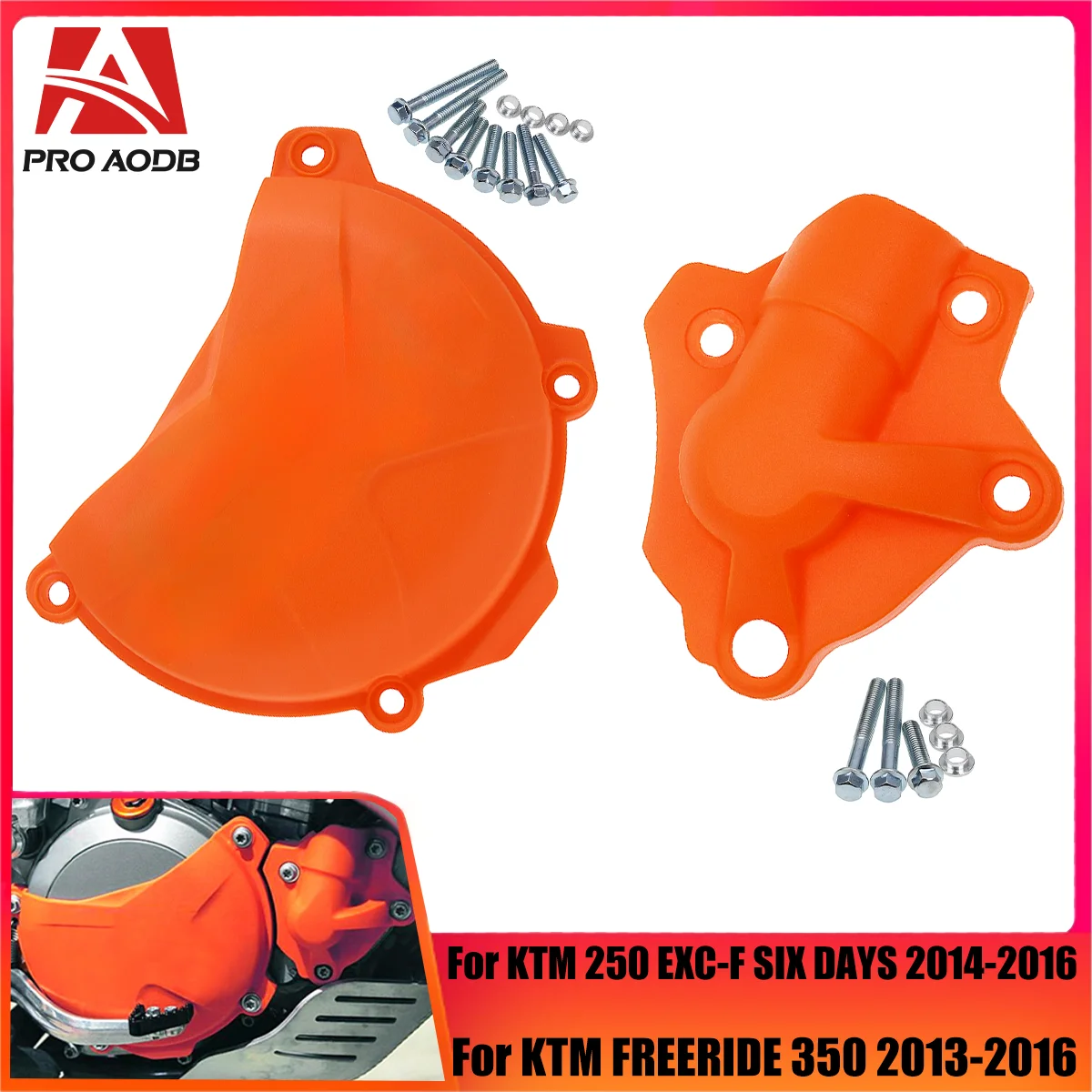 

Clutch Protector Guard Water Pump Cover For KTM 250 350 SX-F XCF-W EXC-F XC-F SIX DAYS FREERIDE 2012-2016 Enduro Dirt Pit Bike