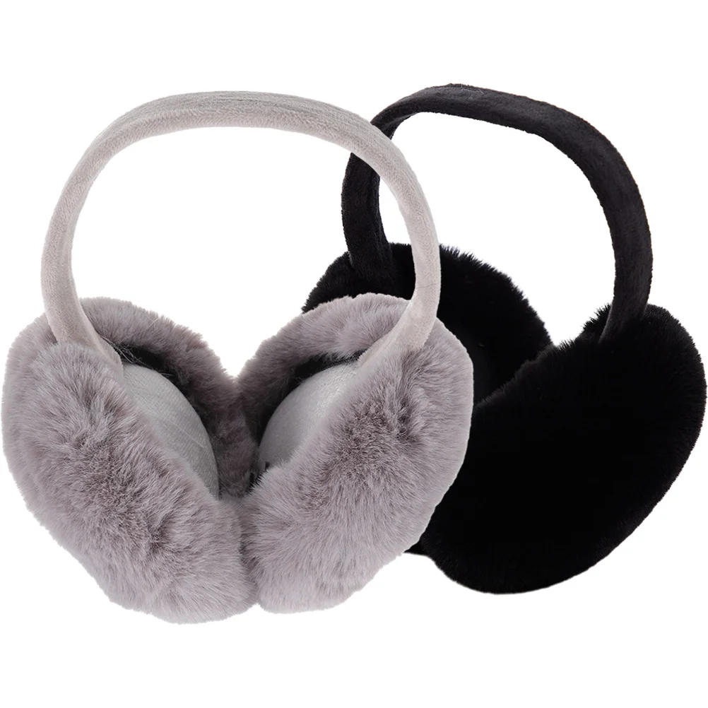 Windproof Plush Ear Cover, Ear Protector, Earmuff, Inverno, 2pcs