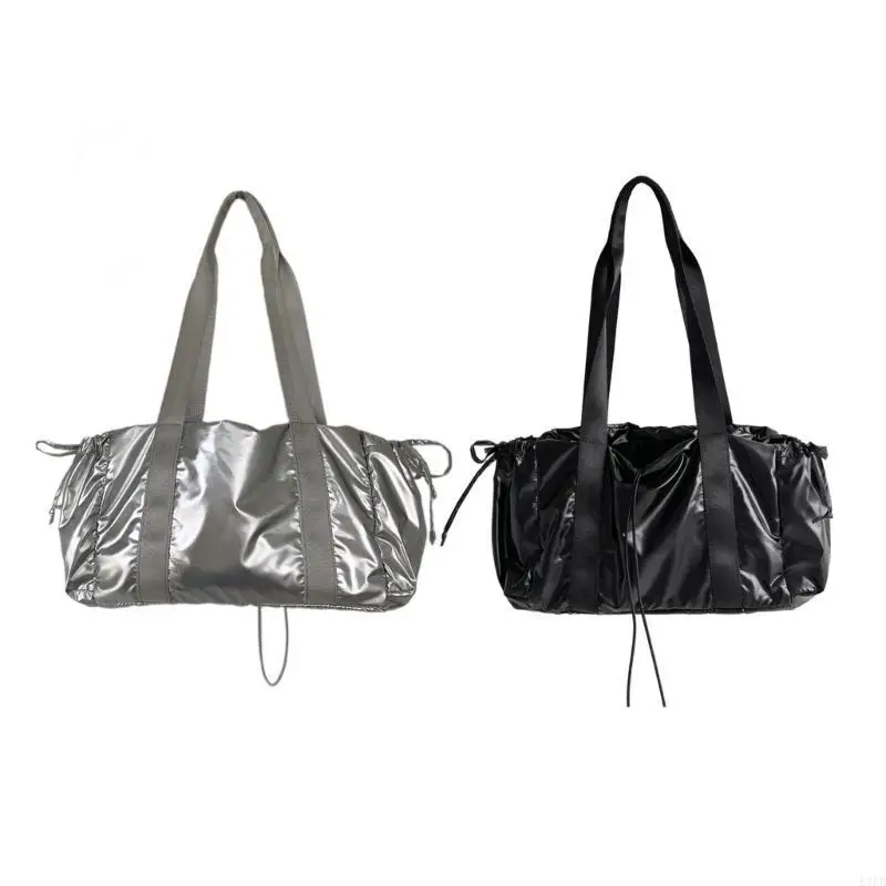 

Women Armpit Bag Korean Styles Handbag Large Capacity Shoulder Bag Shopping Bag Drawstring Underarm Bag for Everyday