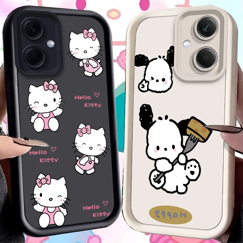 Sanrio Hello Kitty Telefoon Hoesje Voor Xiaomi Redmi Note 13 12 Pro Plus 4G 5G 13c 12c Turbo 11 11S 10 10S 9 10a 10c 9c A2 A1 Cover