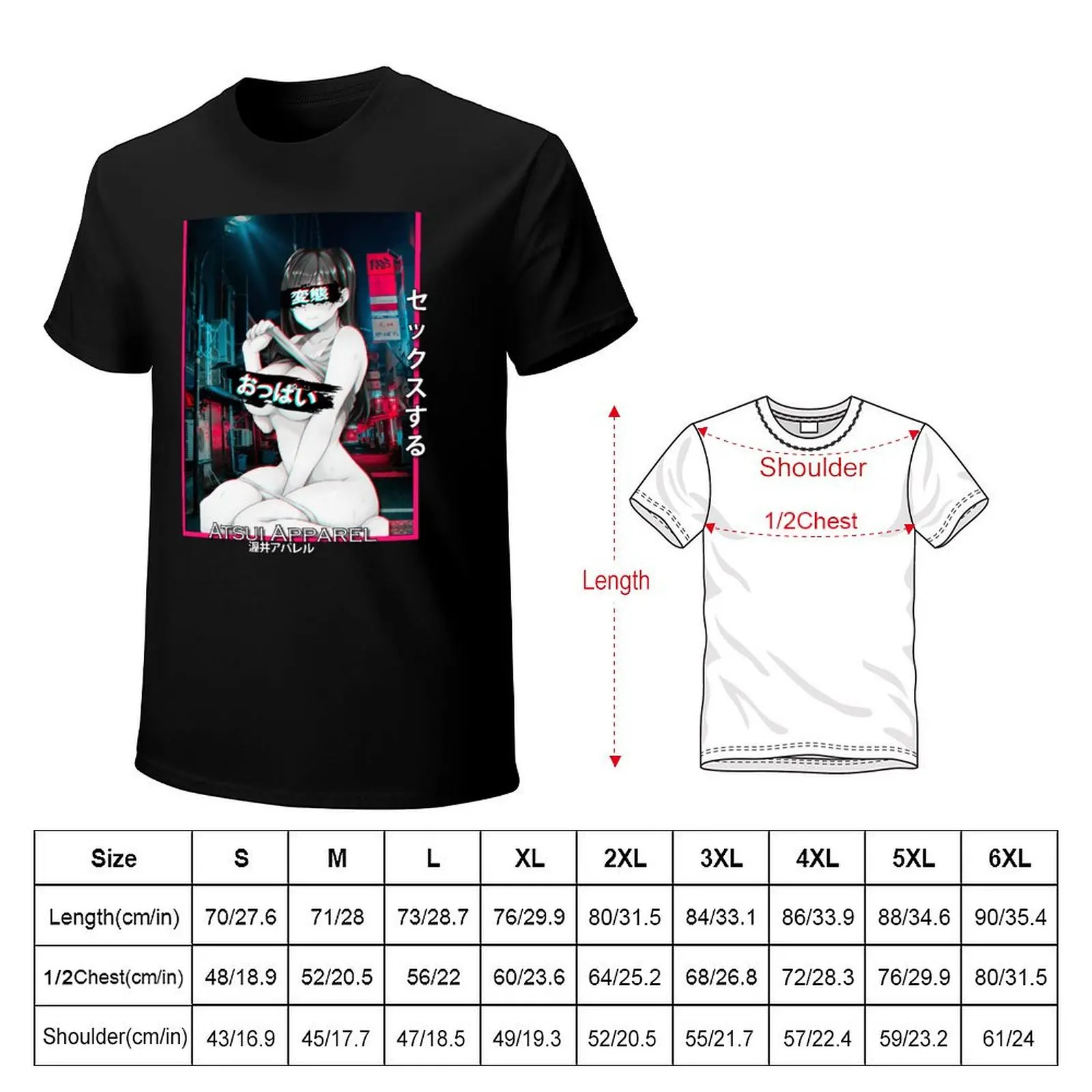 Glitched Lewd Nitta minami, Idol Master Anime girl T-Shirt aesthetic clothes vintage anime shirt Blouse t shirts for men cotton