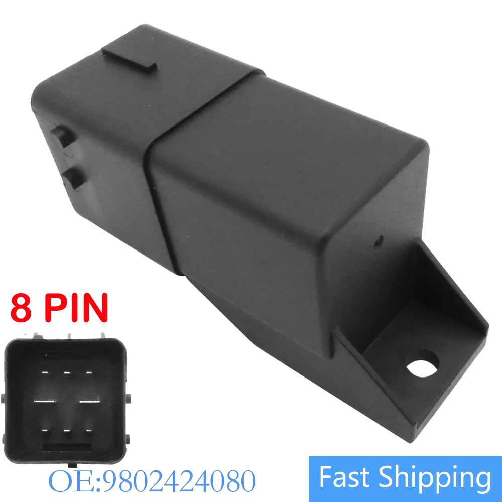 

Glow plug pre heat relay For Citroen C4 II Picasso 2014 PEUGEOT 308 MK1/2 4A 4B 4E LB LC 1.6 HDi 9802424080 UVY25009 9809931580