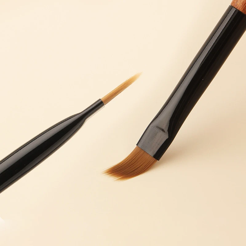Gradient Nail Art Brush Acrylic Nail Ombre Pen UV Gel Brushes DIY Painting Drawing Flowers Nails Brush for Salon Manicure Tools