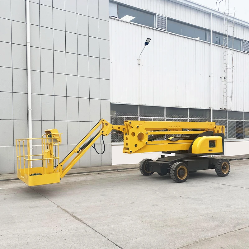230Kg 24M articulated boom lift telescopic lift curved arm lift