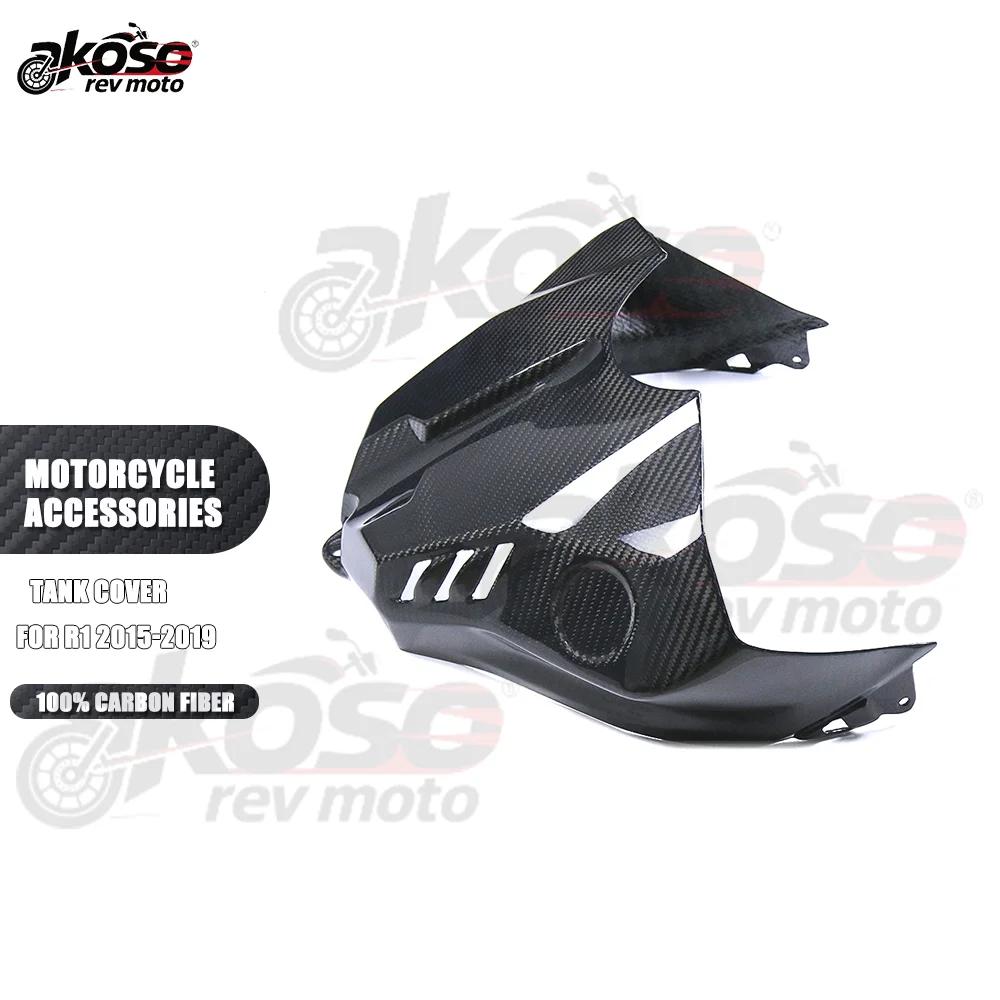 

Motorcycle Modified Airbox Tank Cover Real Carbon Fiber Fairing Plates Panel For Yamaha R1 R1M 2015 2016 2017 2018 2019 Parts
