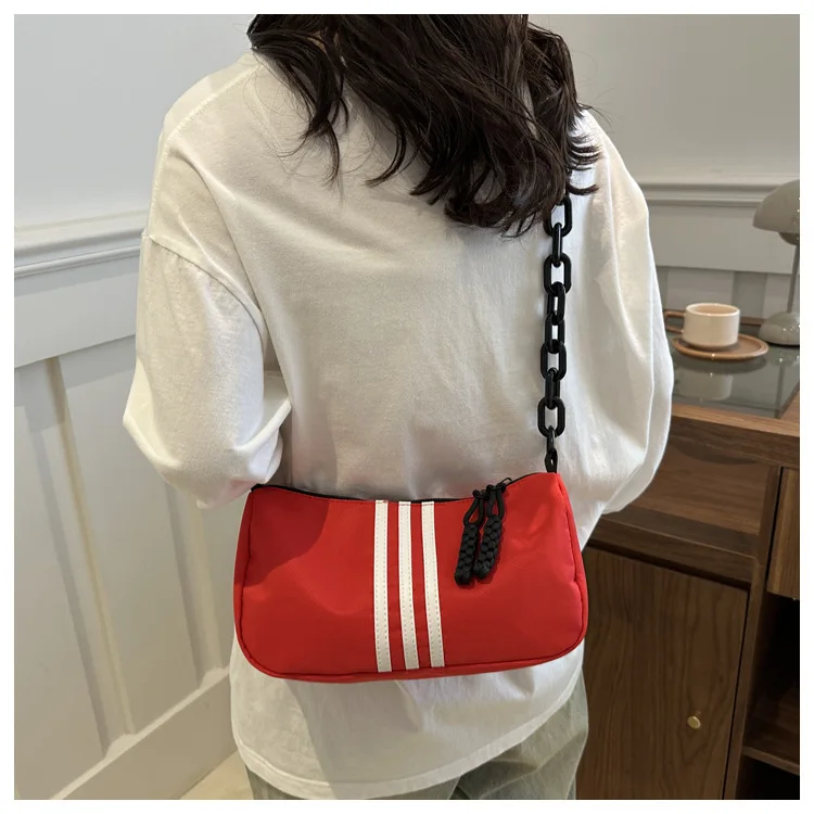 Nylon Fashion Large Capacity 2024 Nylon Cloth New Casual Texture Fashion Crossbody Dumpling Shoulder Tote Bag