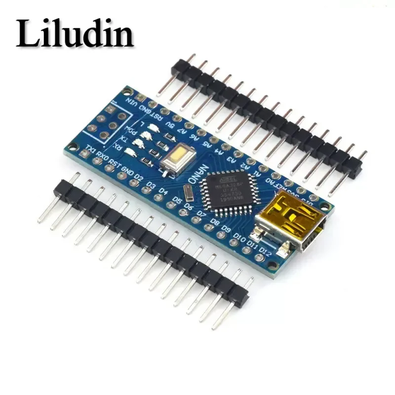 Promotion For arduino Nano 3.0 Atmega328 Controller Compatible Board Module PCB Development Board without USB V3.0 mircro type-c