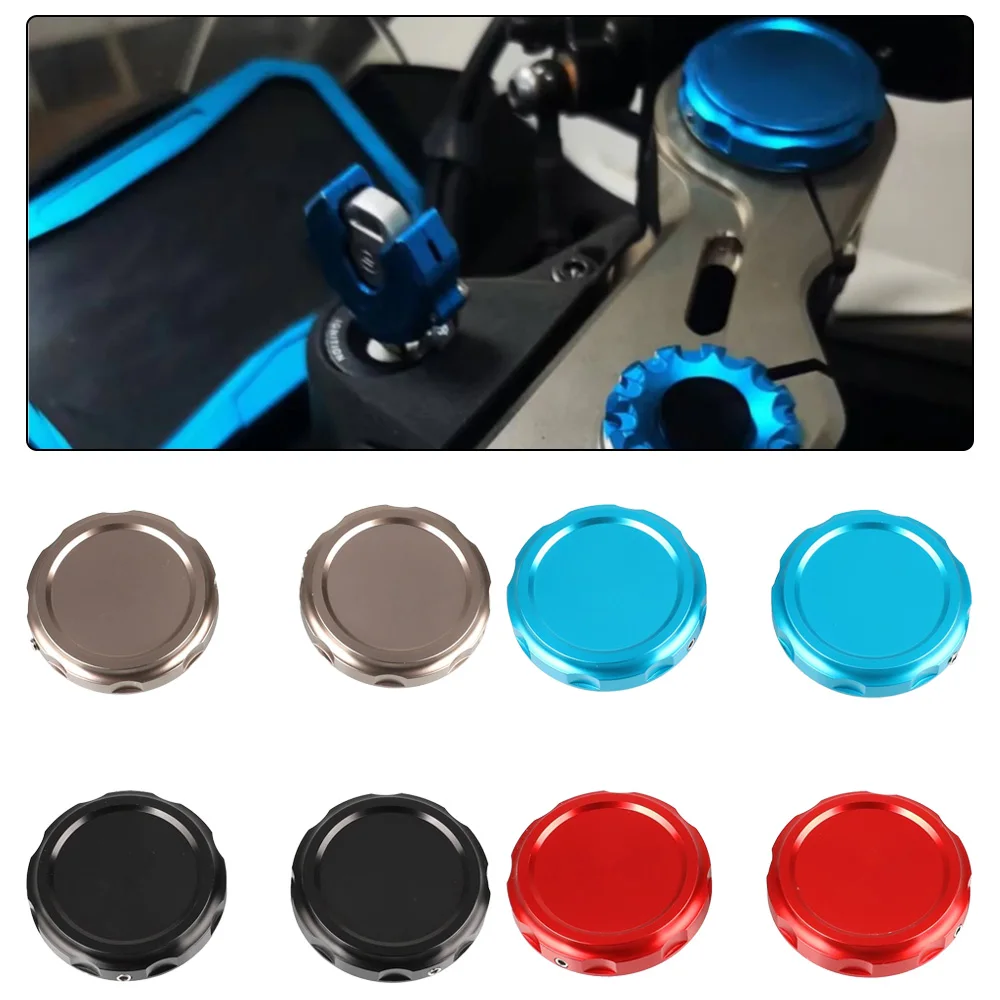 

For CFMOTO CF 450 SR 450 SS 450SR 450SS 2022 2023 2024 Upper Shock-Absorbing Trim Covers Upper Top Axle Steering Rod Nut Bolt