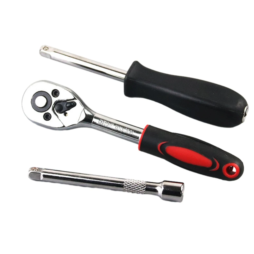 Imagem -06 - Car Repair Tool Grupo 14 Socket Grupo Ratchet Torque Chave Combo Kit Ferramentas Auto Reparação 46 Pcs