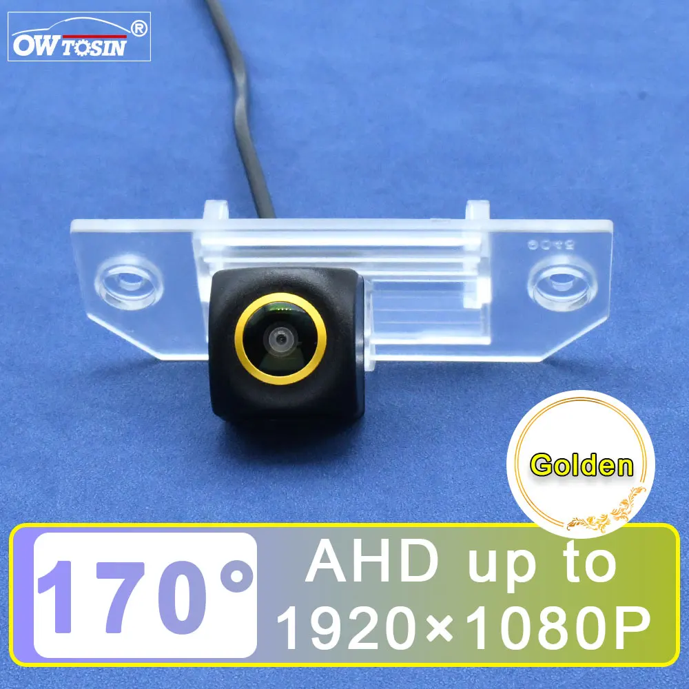 170° Golden Lens AHD 1080P Vehicle Car Rear View Camera For Ford C-MAX 2002 2003 2004 2005 2006 2007 2008 2009 2010 Car Monitor