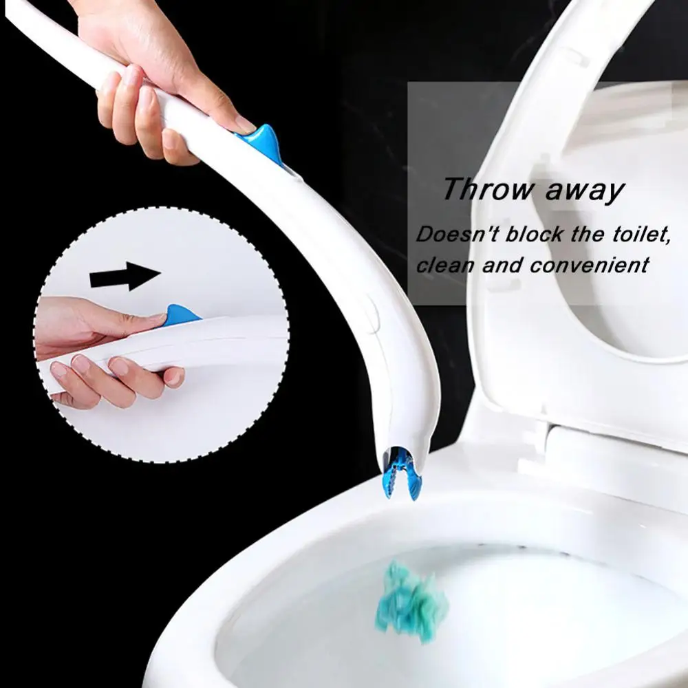 Toilet Brush Easy To Use Effortless Cleaning Effective Hassle-free Time-saving Revolutionary One-step Cleaning Flushable Premium