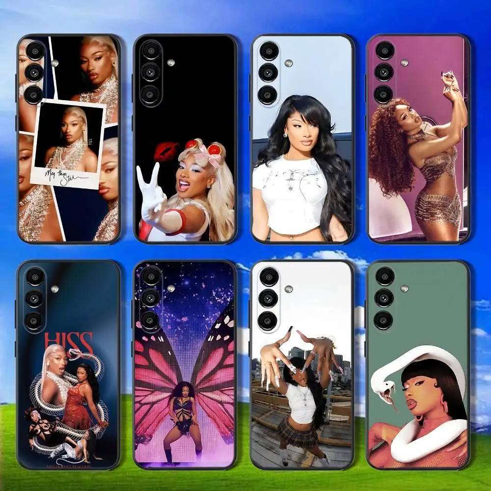 

Singer M-Megan Thee Stallion Phone Case For Samsung Galaxy A13,A21s,A22,A31,A32,A52,A53,A71,A80,Soft Black Shell
