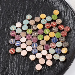 50Pcs Multiple colors Saint Benedict Connector Beads San Benito Medal Catholic Charm Gift
