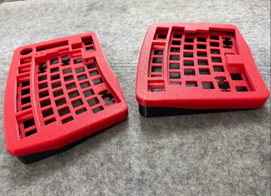 Alice80 Keyboard Kit Wired Split Keyboard Gasket 3D Ergonomics Custom Colours Hot-swap Vail/QMK Gaming Keyboard LEOBOG Swith