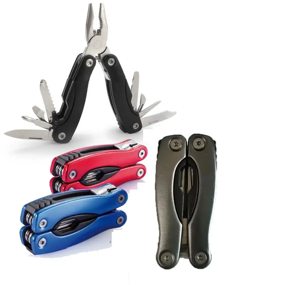 Folding Pliers Functional Plier Stainless Steel Hand Tools Screwdriver Camping Gears Kit Outdoor Pocket Knife mini Multi-Tool