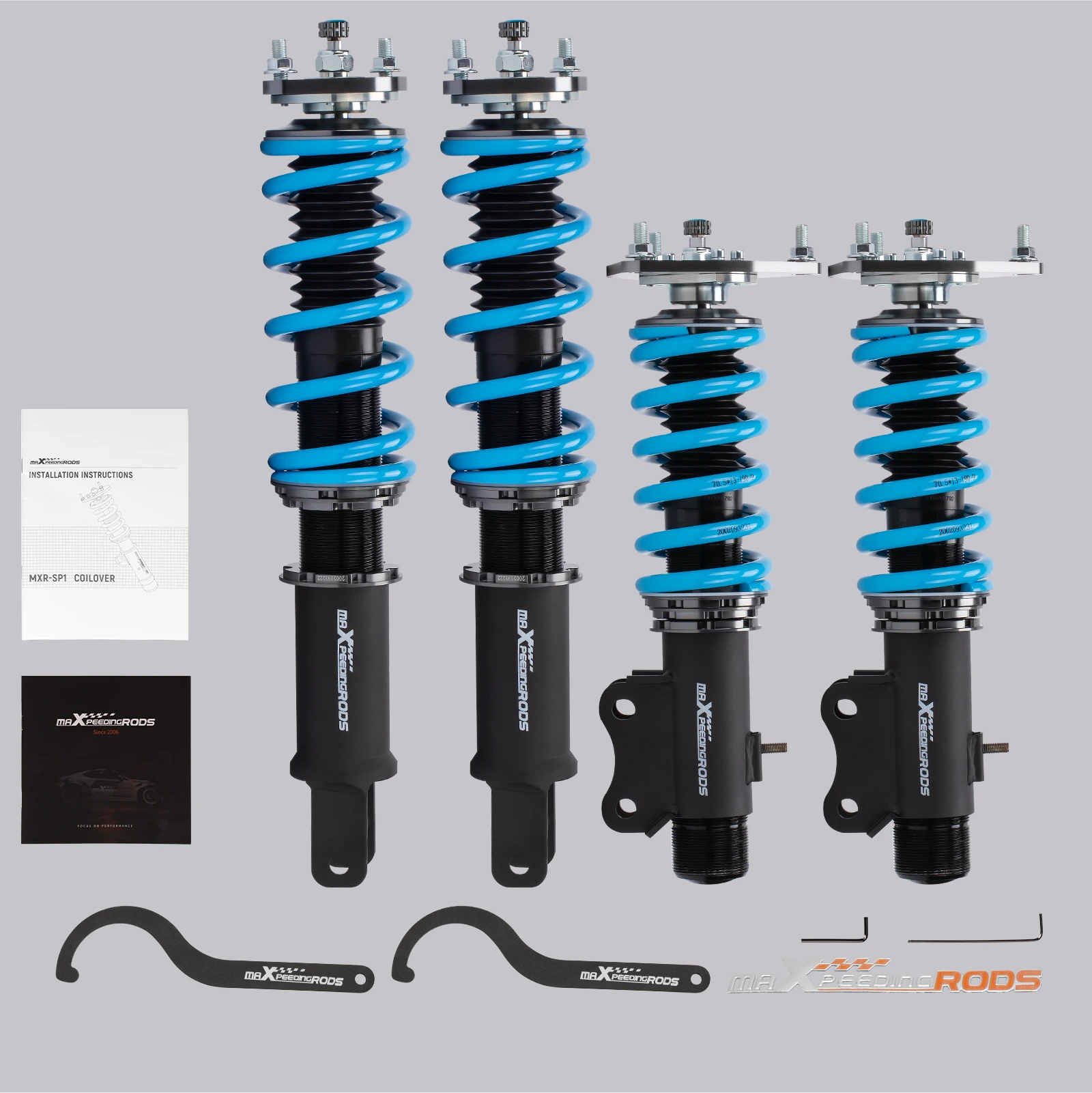 24 Way Damper Adj. Coilovers Strut For LANCER EVO 7/8/9 01-07 Suspension Kit