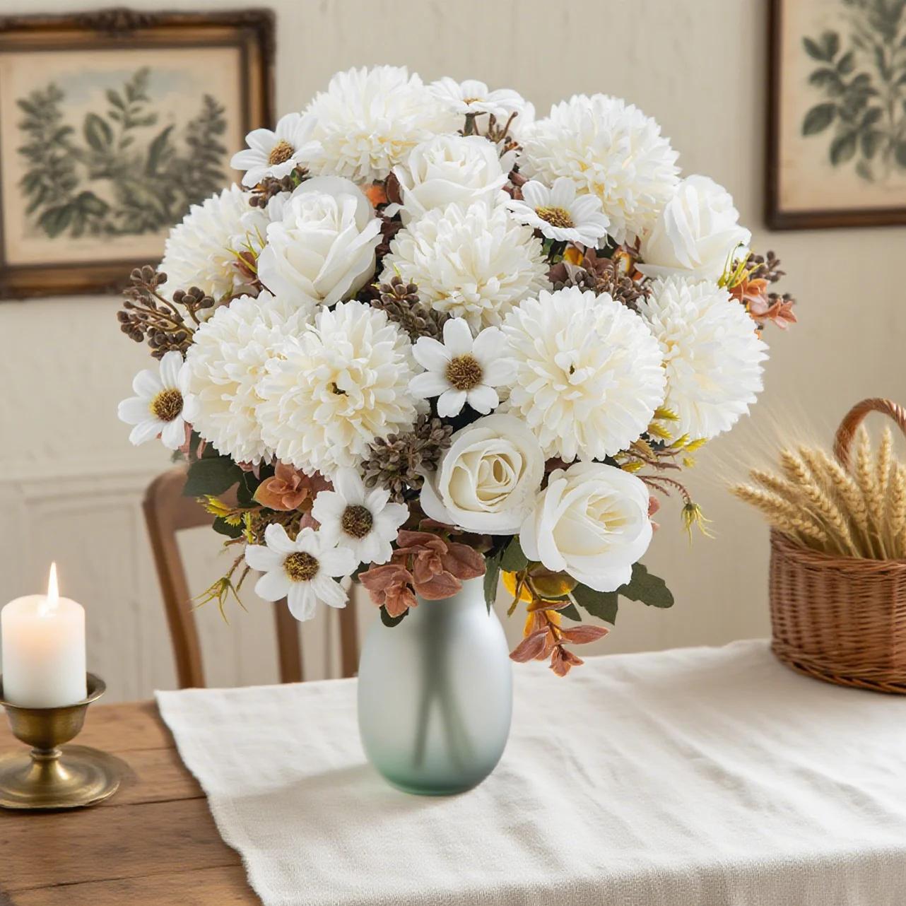 Seide Rose Künstliche Blumen Hochzeit Hause Zimmer Valentinstag Decora Kranz Brautstrauß Tisch Vase Fotografie DIY Geschenk Box Prop