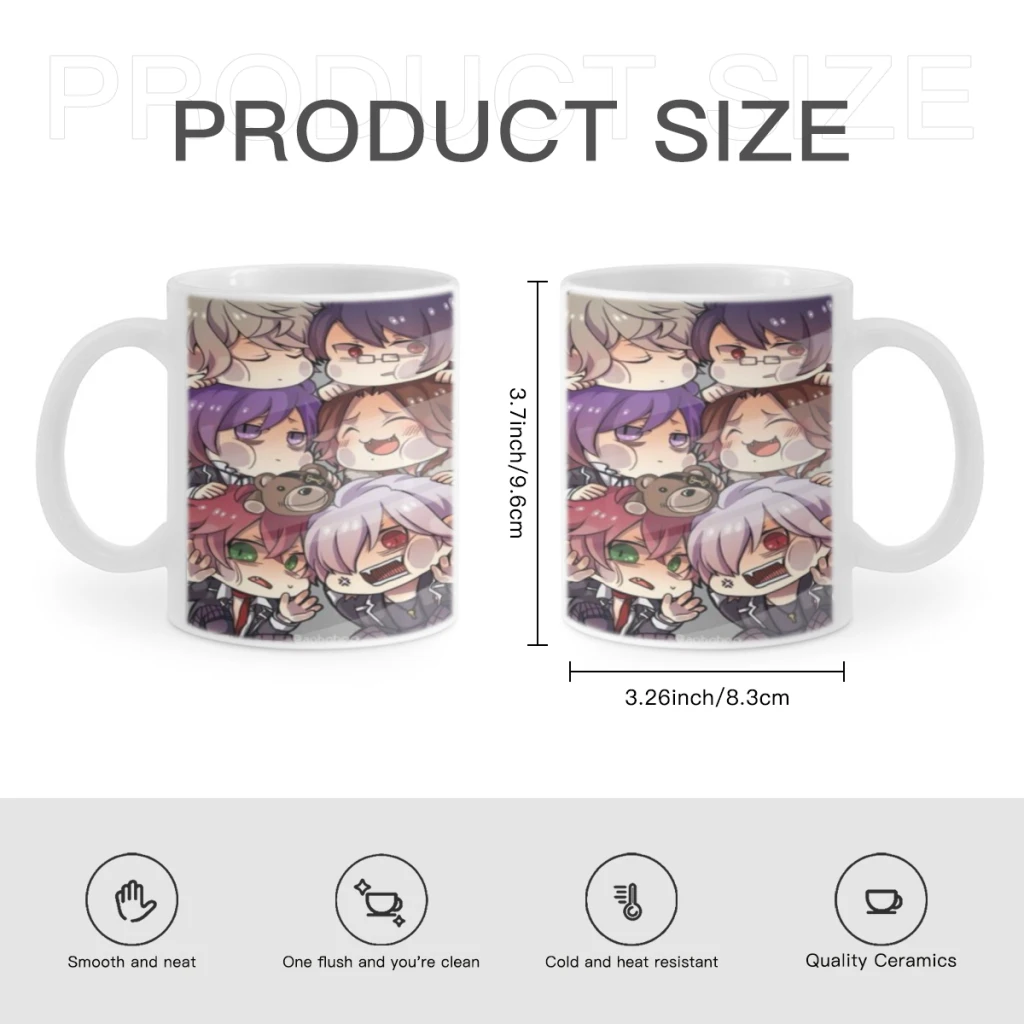 Anime D-Diabolik Lovers Movie Coffee Mug 11oz Fun Ceramic Coffee Tea Cocoa Cup Handle Tea Drink Cup