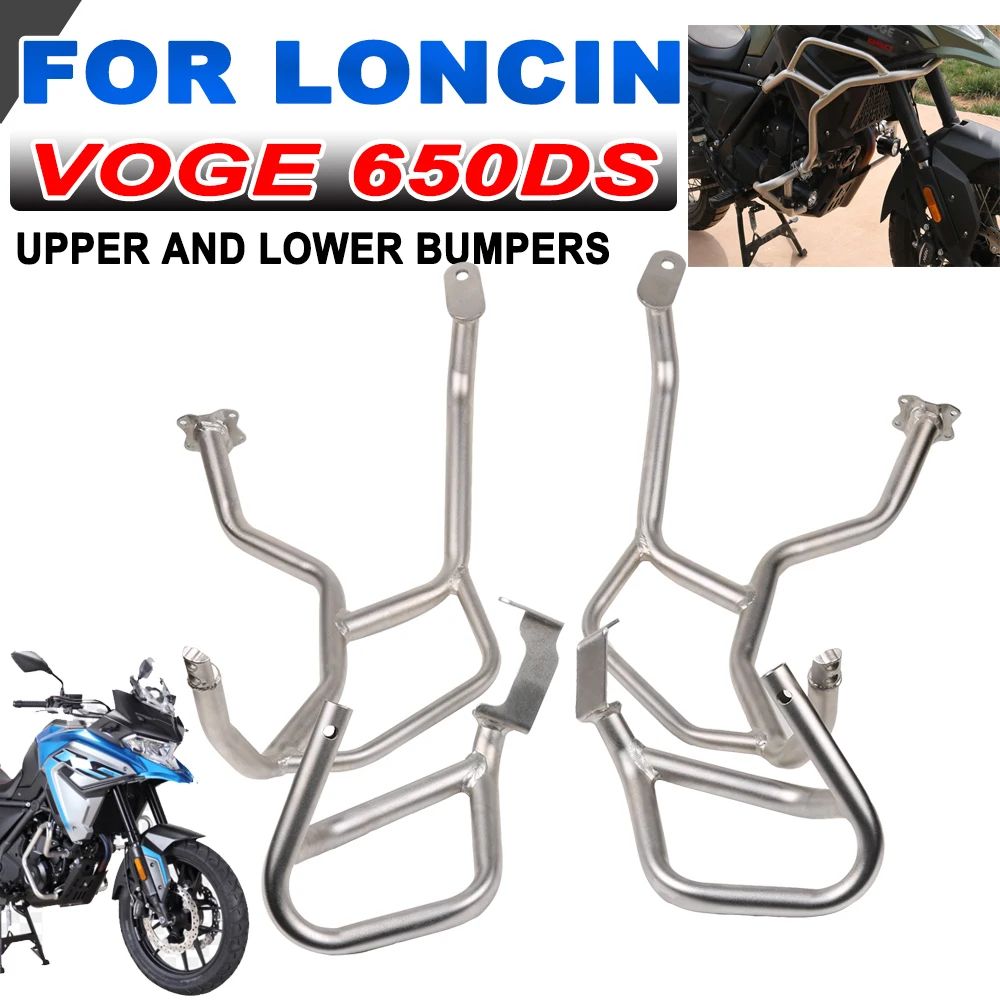 For Voge 650ds 650 DS 2020 2021 2022 Motorcycle Highway Crash Bar Engine Bumper Front Guard Crash Bars Protector Sliders Frame